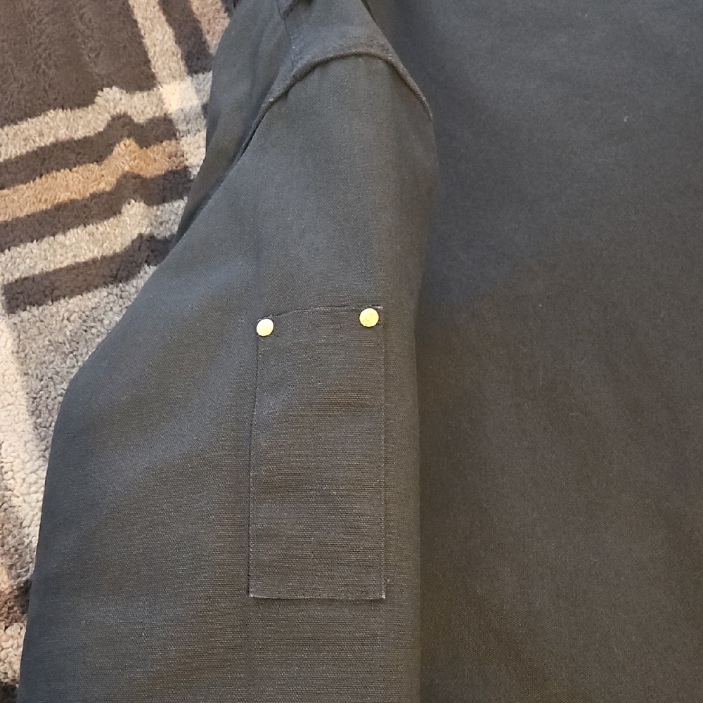 Men's Navy Field Jacket with Fleece Collar - Picture 7 of 7